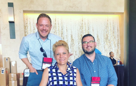Tom Jedlowski pictured with partner agency Empower Tennessee employees