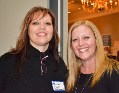 Susan and a friend pose for the camera at last year's Disability Day on the Hill.