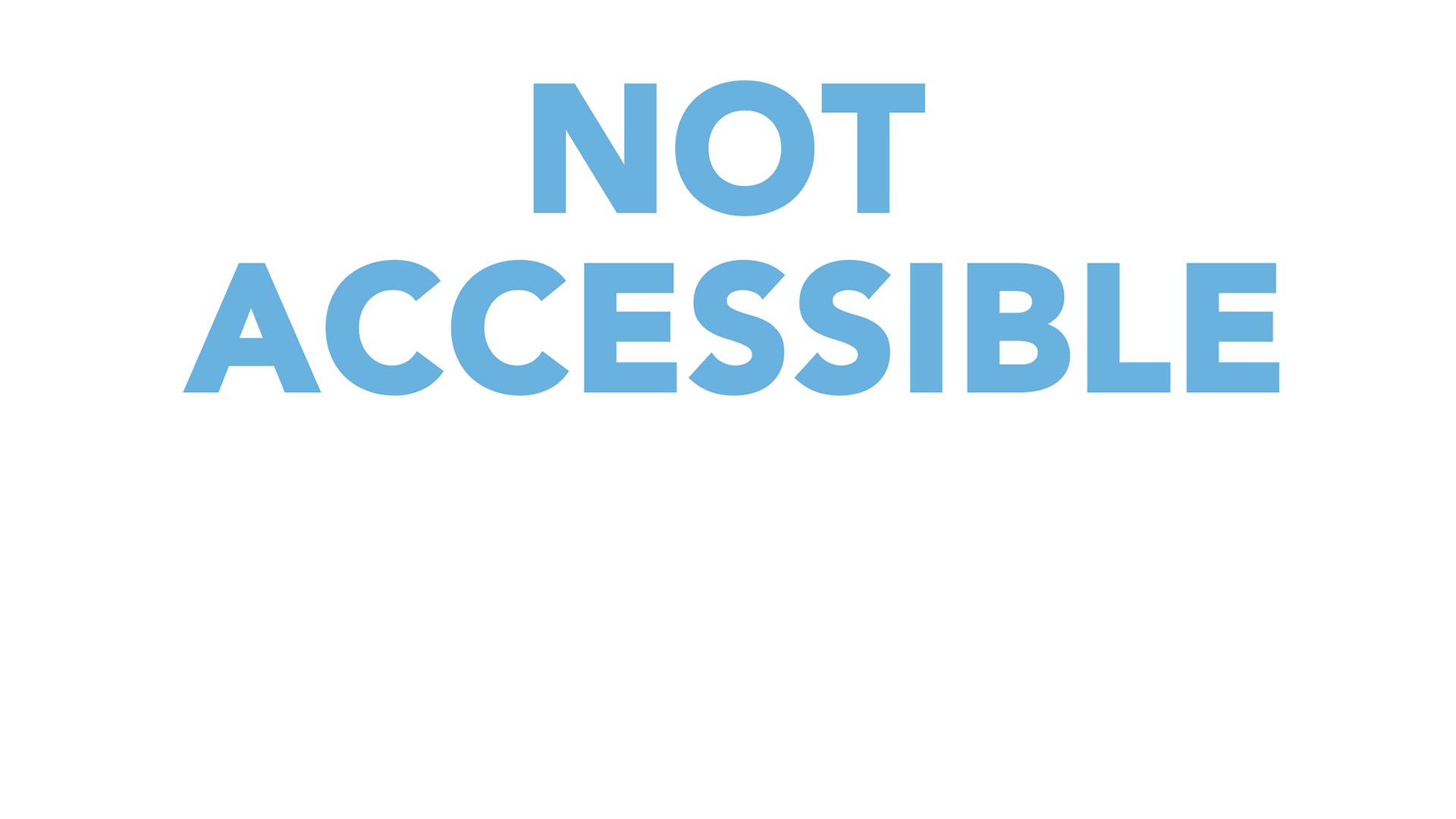 gif that says "not accessible"