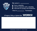 Navy facebook template about what works for you in Tennessee