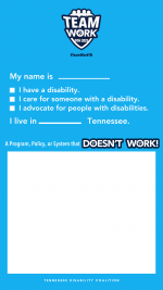 Blue instagram story template about what doesn't work for you in Tennessee