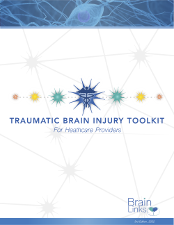 The cover of the Healthcare Providers Toolkit. The cover is white with a blue border and green, yellow, and orange neurons. 