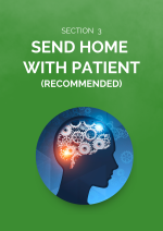 Green divider for the Send Home with Patient (Recommended) Section.
