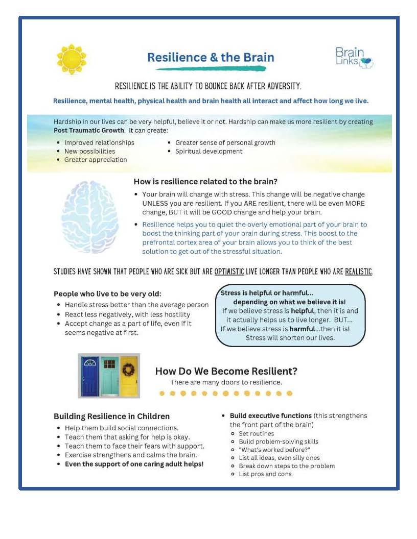 Brain Health: Resilience